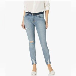 Hudson Nico Mid Rise Super Skinny Crop